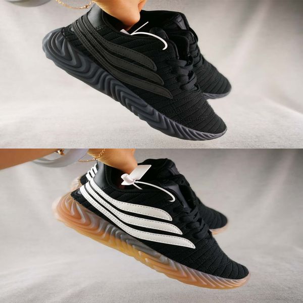 

2018 new arrival sobakov men women casual shoes breathable rubber soles restoration men women outdoor sports shoes size 36-44th, Black