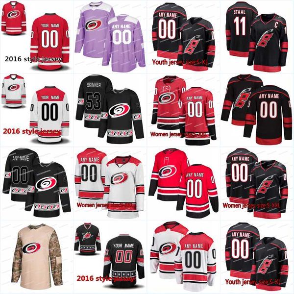 

New Season Carolina Hurricanes Jersey 33 Scott Darling Petr Mrazek Dan Renouf Dougie Hamilton de Haan Greg McKegg Jerseys
