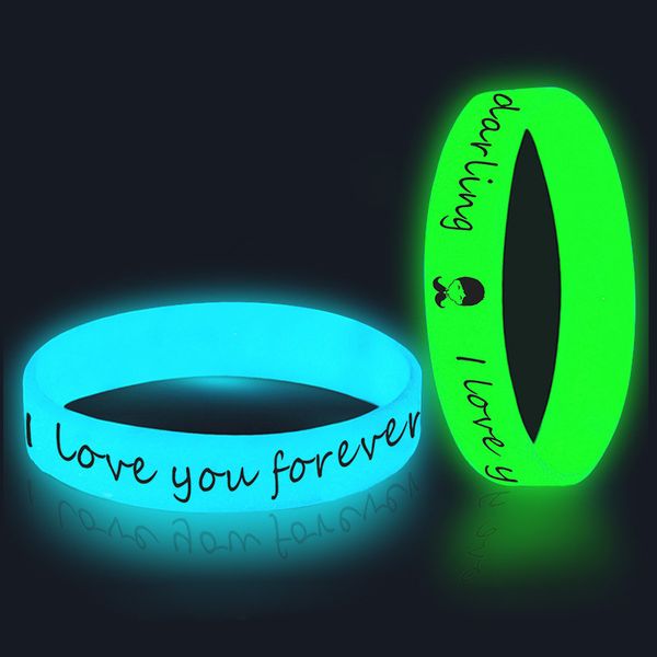 

2018 customized glow in the dark silicone bracelets/ wristband for kids. promotional gift,sports band oth648