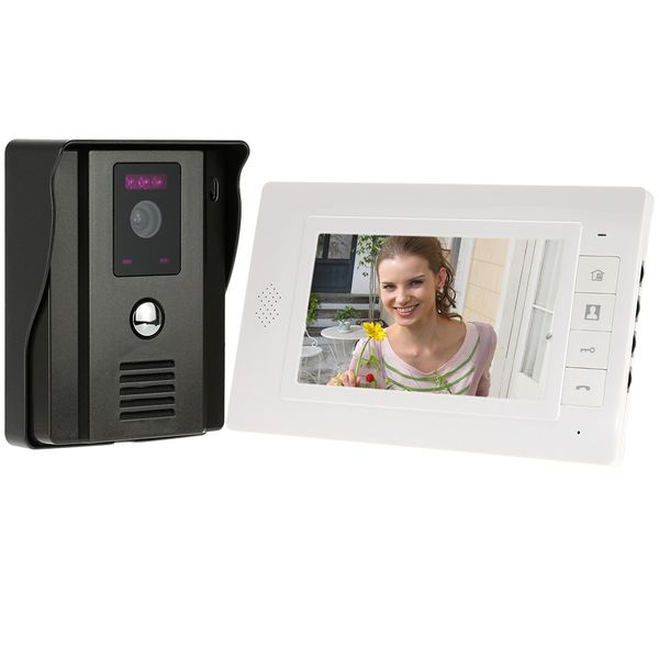 Video Door Phone Doorbell Intercom System 800tvl Resolution Two