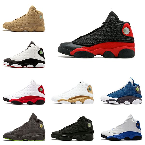 

Nike air jordan 13 13s Оптовая 13s мужская баскетбольная обувь черный кот разводили Чикаго п