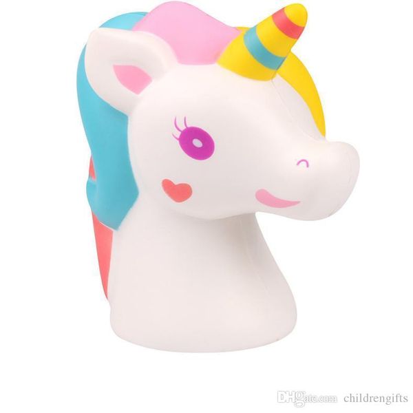 

squishy toys horse unicorn kawaii animal slow rising jumbo squeeze phone charms stress reliever kids gift squishies t126