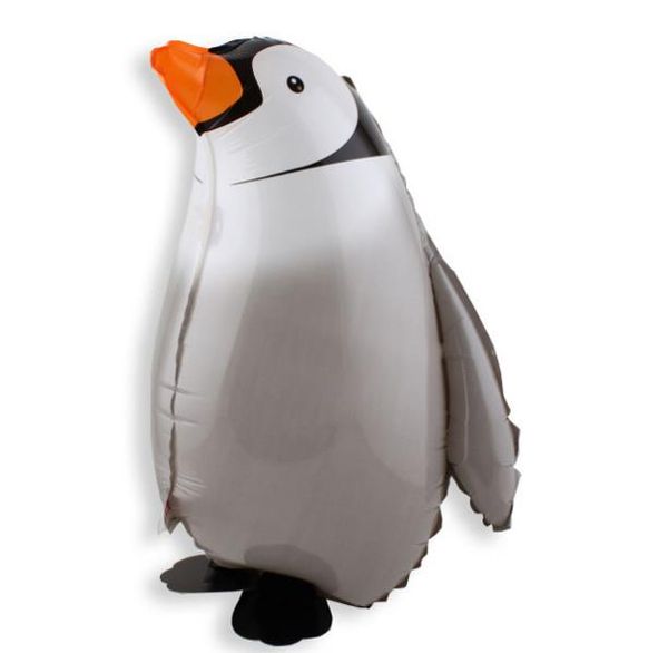 Walking Animal Pet Balloons Inflatable Penguin Foil Helium Balloon