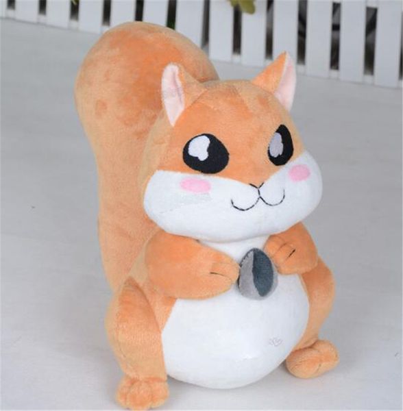 

anime cartoon akatsuki no yona shin-ah squirrel plush doll stuffed toy halloween doll christmas gift mascot, Red;yellow