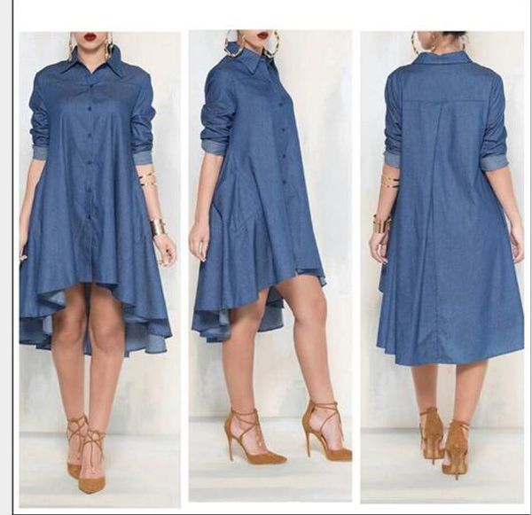 

2018 new fashion women's denim shirts loose casual jacket coat, Tan;black