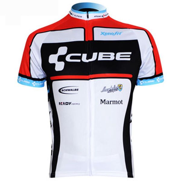 Pro Team Cube Cycling Jersey Mens Estate Quick Dry Sports Uniform Uniforme Mountain Bike Shirts Road Bicycle Top Racing Abbigliamento Abbigliamento sportswear all'aperto Y21041281