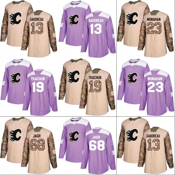 

Calgary Flames Jersey Veterans Day Fights Cancer Practice 13 Johnny Gaudreau 19 Matthew Tkachuk 23 Sean Monahan 68 Jaromir Jagr Jerseys