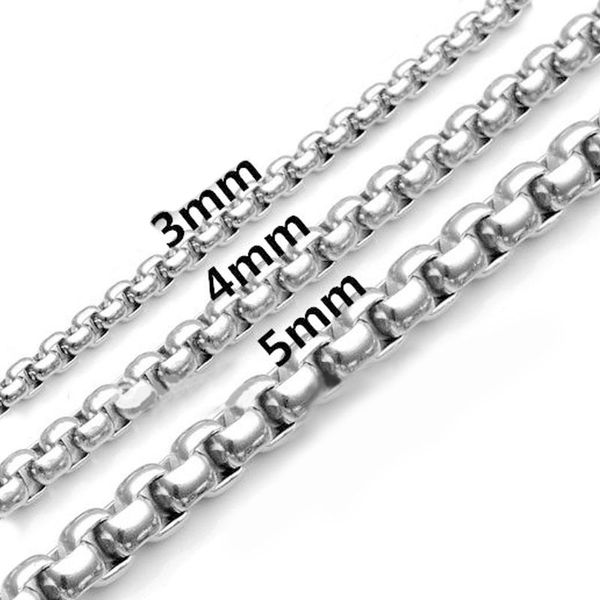 

5mm punk style stainless steel mens bracelet classical biker bicycle heavy metal link chain jewelry bracelets for me, Black