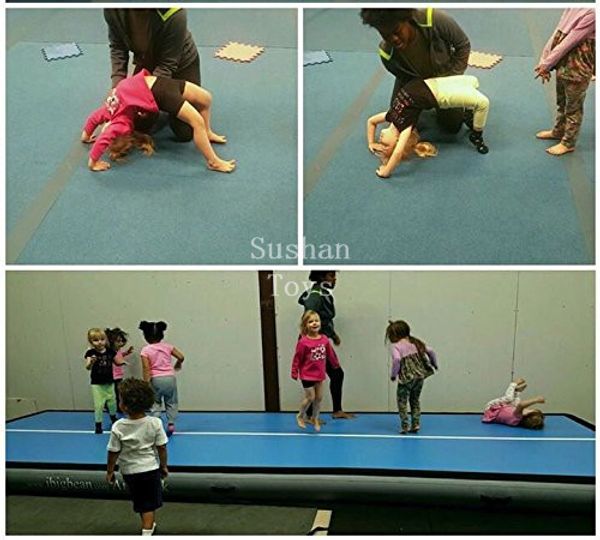 

9*1*0.2m gymnastics air floor mat inflatable air track air tumbling mat for home use, gymnastics training, beach,yoga on water