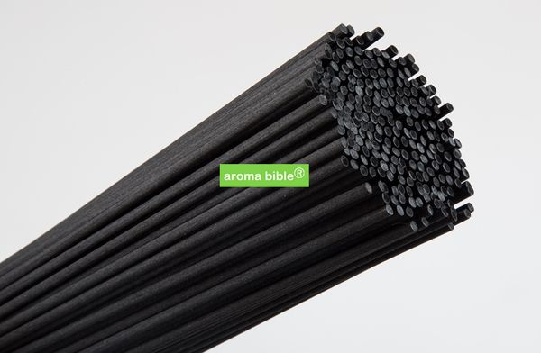 

500 pcs 3mm*30cm black fiber reed diffuser replacement refill sticks/aromatic sticks for fragrance quality