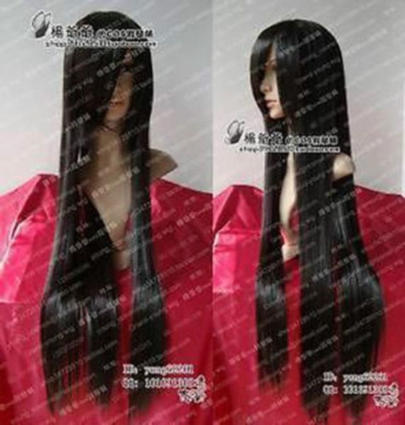 

sailor moon sailor mars raye black cosplay wig 100cm