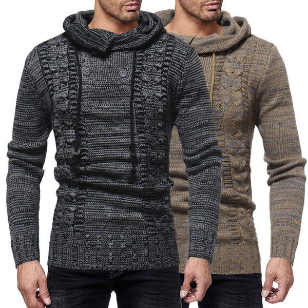 

autumn winter 2018 fashion casual cardigan sweater coat mens slim fit button warm knitting clothes sweater coats men, White;black