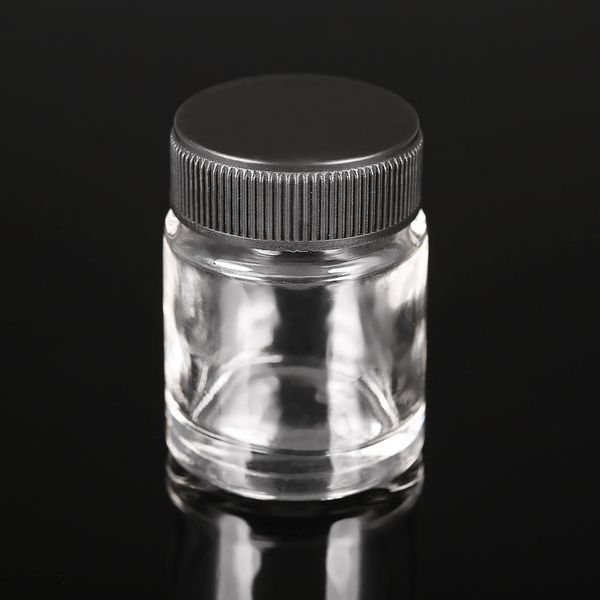 10PCS Glass /& PP Bottles 3//4oz 22cc Bottle Jars Plastic Lid Using on Airbrushes