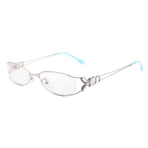 

2565 women metal butterfly eyeglasses frame optical prescription glasses for female fashion eyewear spectacles frame optical, Silver