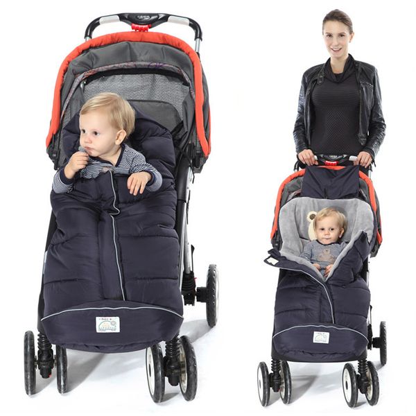 

winter sleeping bag baby sleeping bags for stroller with footmuff infant cartoon bear bag kids cotton baby sleepsacks
