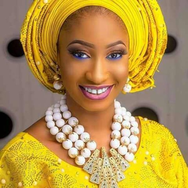 

charms white beaded african jewelry sets nigerian wedding costume jewelry set for women chunky statement necklace set we174, Slivery;golden