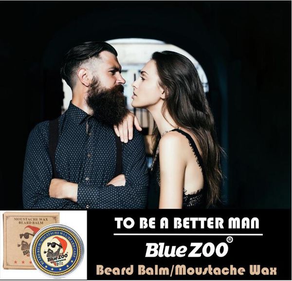 60g Blue Zoo Men S Facial Beard Beard Care Cream Wax Sandalwood