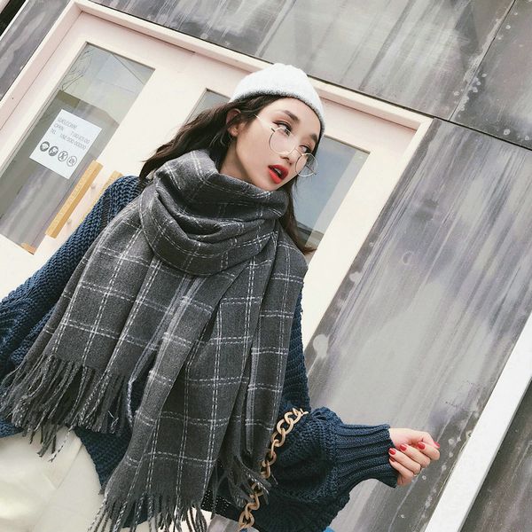 

new fashion winter comfortable big thick sweet tassel scarf new arrival soft outdoor fresh holiday warm wild shawl