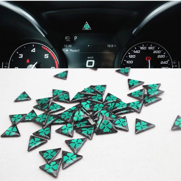 

4pcs 25mm new alfa romeo quatrefoil green delta stickers car logo emblem badge for 159 147 156 166 giulietta spider gt
