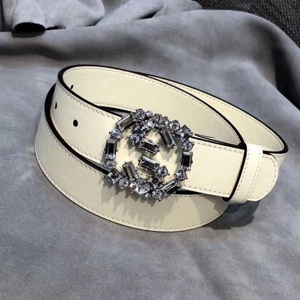 

Belt Crystal buckle Classic belts fashion belts for womens brand buckle belt top quality fashion womens leather belts size 3.0cm G140-910