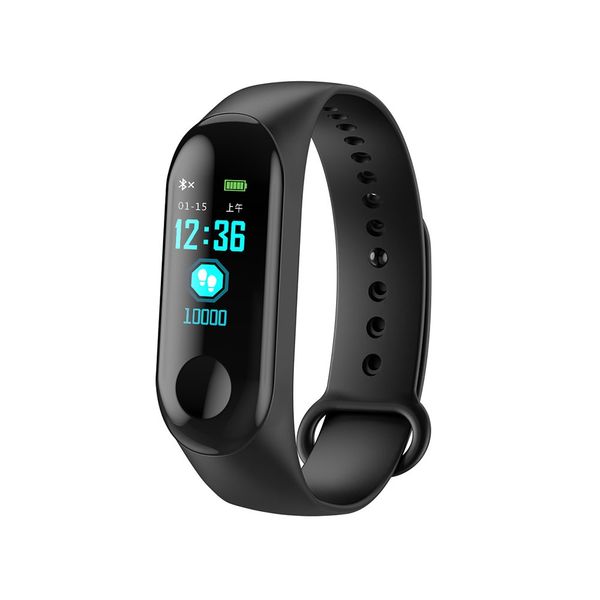 

M3 fitne bracelet ip67 waterproof heart rate monitor blood pre ure mart band watch pk mi band wri tband detachable
