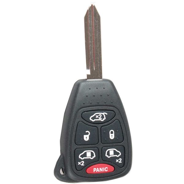 

6 buttons head ignition car keyless entry remote key fob combo transmitter van uncut blade