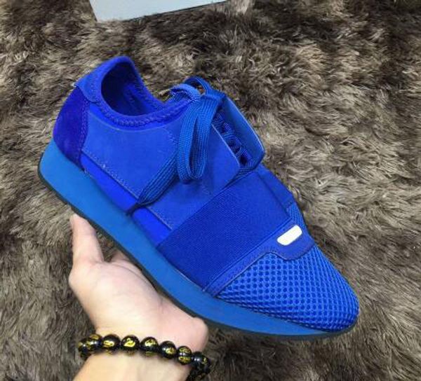 

2018 luxury arena sneaker shoes runner red mesh balck leather kanye west race runners men's walking casual trainers party dress, Black