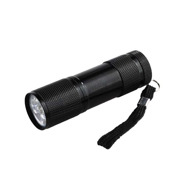 

portable lighting mini 9led uv flashlight ultraviolet led flashlight ultra violet invisible ink marker detection torch light 3 uv lamp