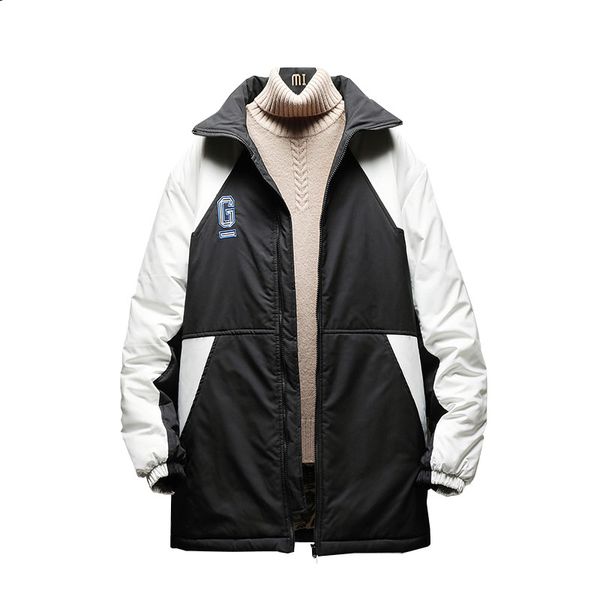 

be.yumiao winter's new country couple with a cotton jacket men jacket winter winter coat men hip-hop man's clothes, Black