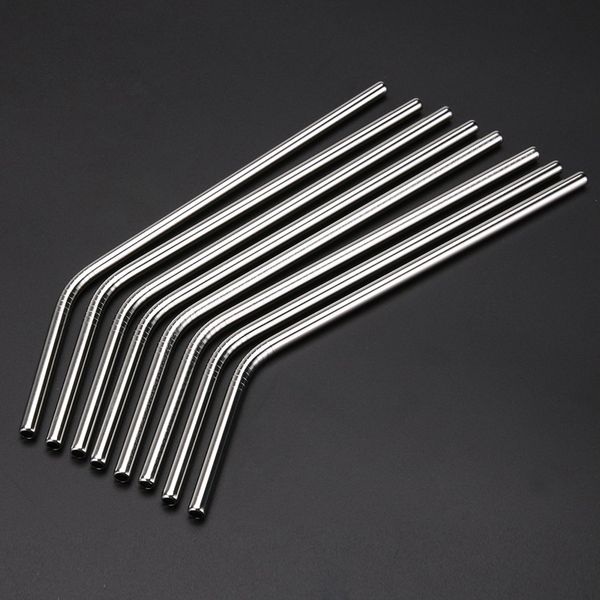 

500pc 8 5 inch reu able bent traight tainle teel traw 215mm cocktail drinking traw for 20oz 30oz tumbler party bar acce orie