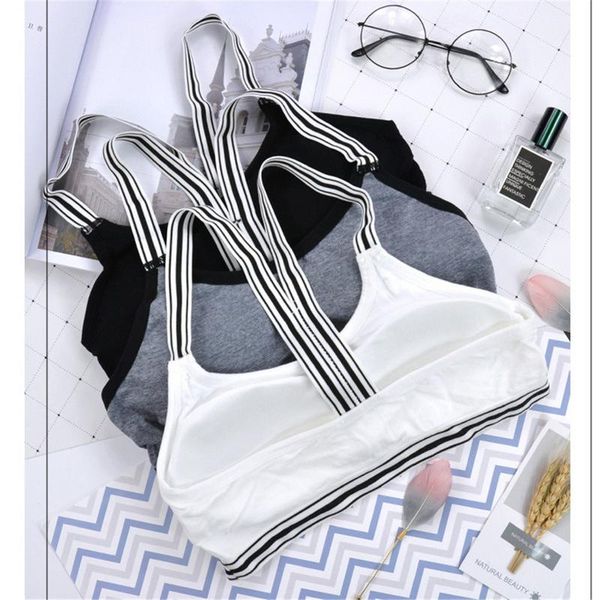 

thin mold cup y strap girl women comfortably soft bras for women, White;black