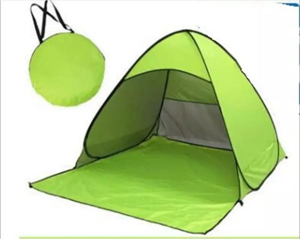 

automatic open tent instant portable beach tent shelter hiking camping anti-uv family camping tents for 2-3 person