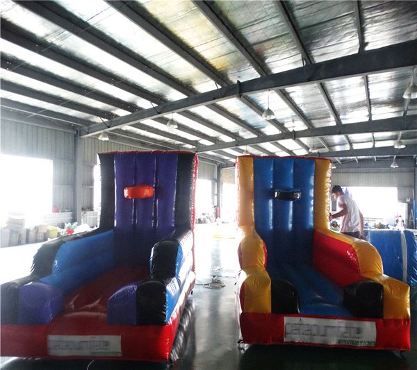 

2017 0.55mm pvc funny basketball inflatable athletics games