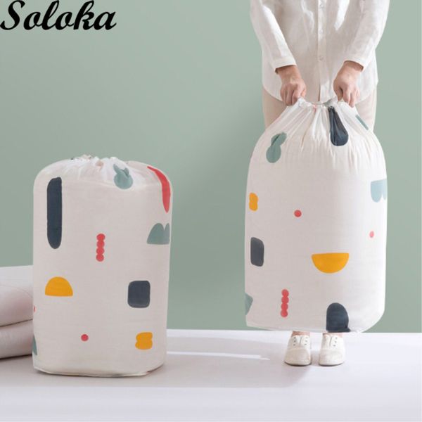 

1pc convenient case bed bag dustproof moisture proof quilt storage drawstring bags 2018