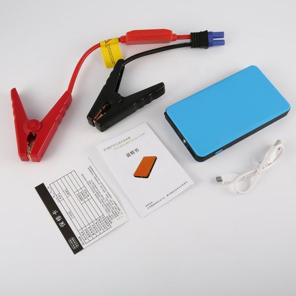 

12v 30000mah 4 color jump starter multi-function car jump starter emergency power bank led lighting for digital devices charging