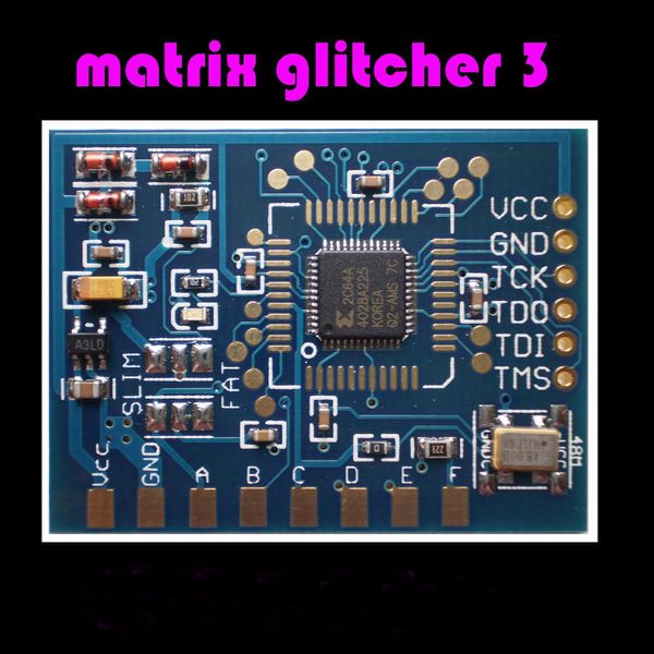 Новый Matrix Glitcher V3 Board Corona с Crystal Crystal Crystal для Xbox 360 Small IC DHL FedEx EMS Бесплатный корабль