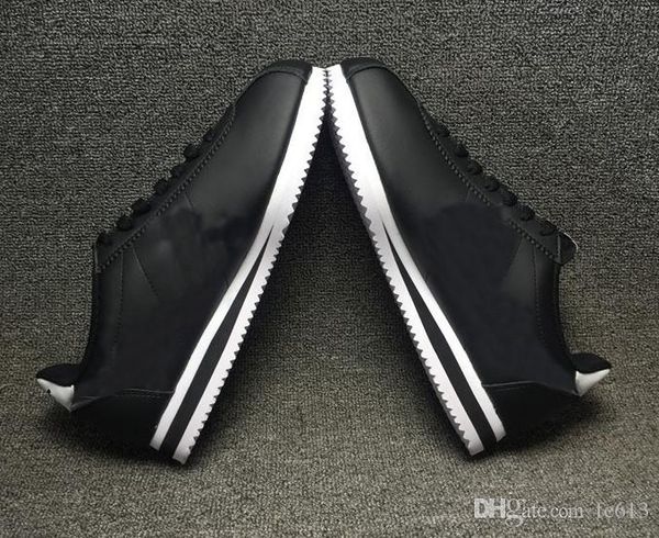 

autumn men 2018 classic cortez lightweight superme women casual shoes trainer breathable air outdoor sport shoe run sneakers, Black