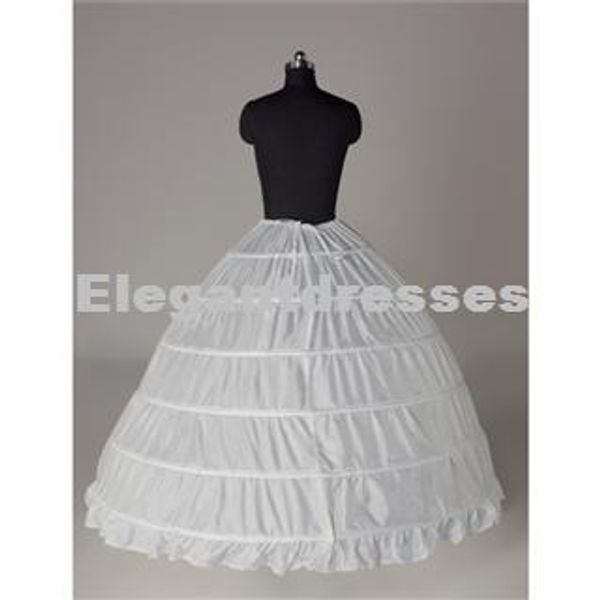 

gorgeous white 6 hoop petticoat crinoline sale underskirt for bridal accessories