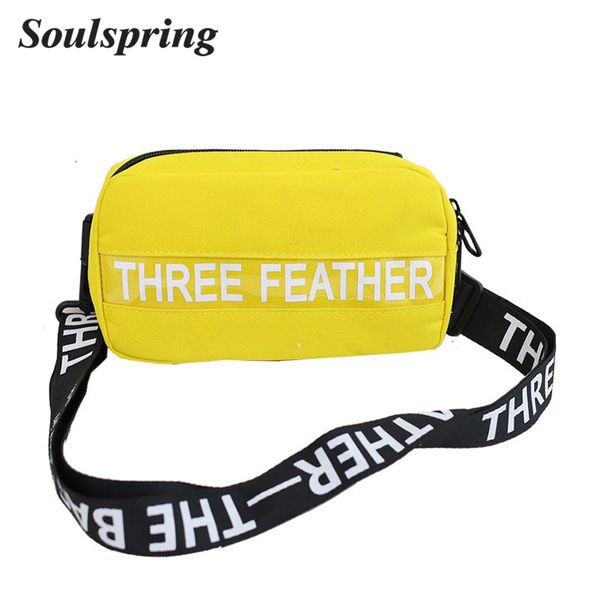 

soulspring 2018 fashion men waist bag women fanny packs oxford letter waist packs belt bag female chest handbag drop ship