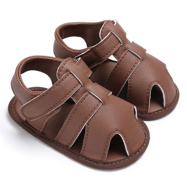 Newborn Baby Kids First Walkers Summer Infant Boys Soft Soled Sandals Shoes 0-1T
