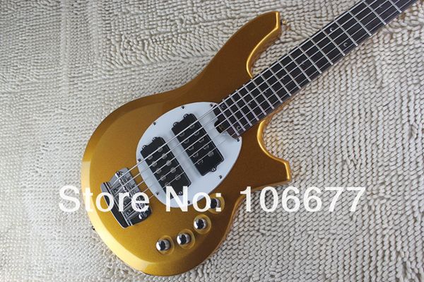 

music man bongo golden active pickups 5 string bass electric guitar musicman