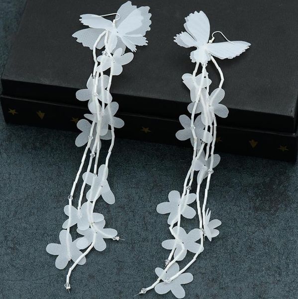 

2018 новый супер фея женские серьги свадебные платья, аксессуары, головные уборы, украшения, фотостудия, съемочные принадлежности, Silver