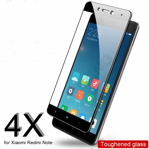 

2.5 D полное покрытие стекло для Xiaomi Редми примечание 4 4а 4-кратный 4-кратный защитна