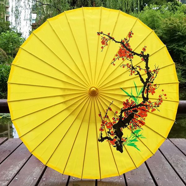 

paper umbrella retro flower blossom chinese handmade oil paper umbrella bamboo cosplay parasol