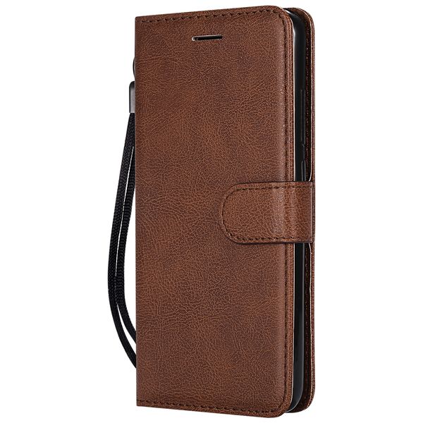 

бумажник case для xiaomi redmi 6 pro откидная задняя крышка pure color pu кожаный мобильный телефон сумки coque fundas для xiaomi a2 lite