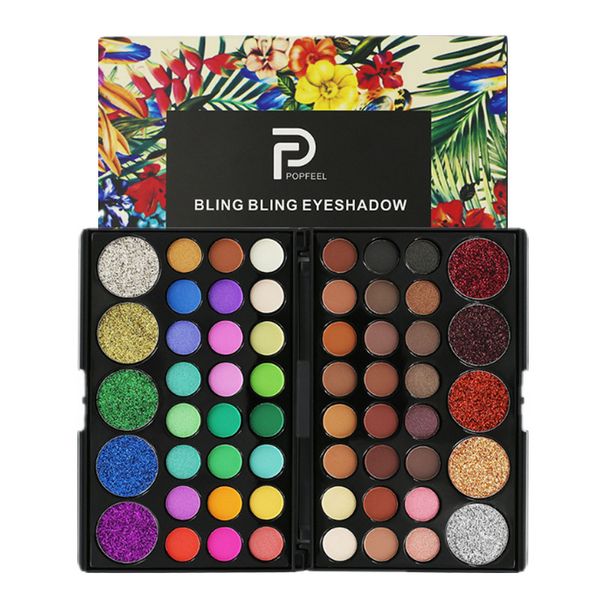 

Popfeel 29 color eye hadow palette glitter waterproof long la ting make up pre ed pigment profe ional makeup matte eye hadow pallete