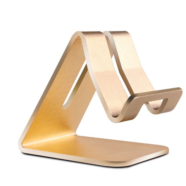 

aluminum metal desktablet desk holder universal non-slip phone holder for smart mobile and tablet car phone holder