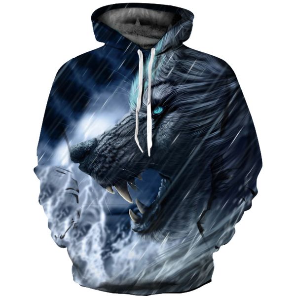 

youthcare hoodie for men and women 3d printed wolves collection designer hoodie oversize mens pullover long sleeve sweater 051, Black