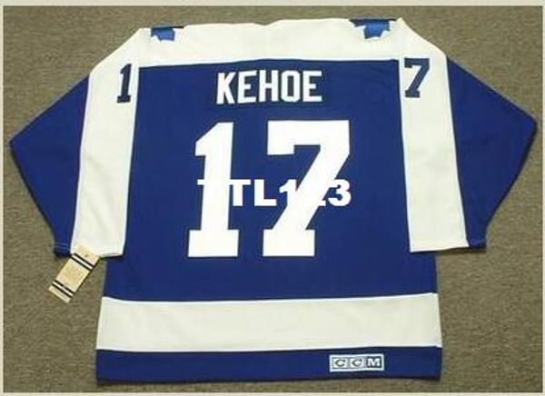 

мужские #17 рик кехо торонто maple leafs 1971 ccm старинные хоккей джерси или пользовательские любое имя или номер ретро джерси, Black;red