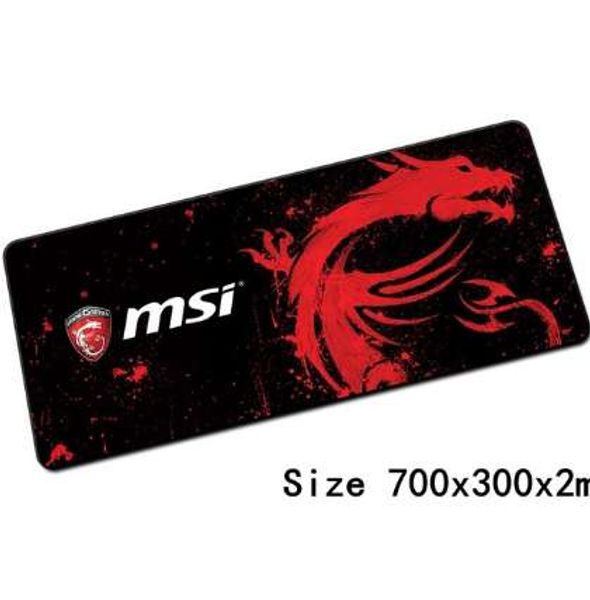 MSI Mouse Pads 70x30см PAD для мыши Netbook Компьютер Mousepad Best Продавец Игровые игры Mousepad Gamer для клавиатуры Mouse Mouse Mouse